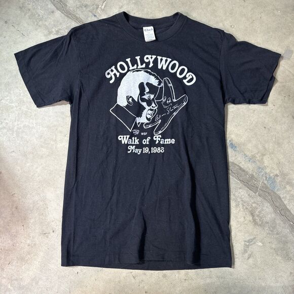 Vintage William Shatner Fan Fellowship Hollywood Walk Fame LG T-Shirt Star Trek